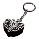 Sleutelhanger hout vlinder