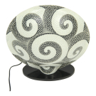 Lamp glasvezel spiralen stippen