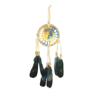 Dromenvanger gehaakt/veren meerkleurig