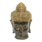 Beeld resin boedhha hoofd goud