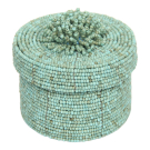 Doosje kralen turquoise M