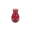 Vaas glas basic donkerrood