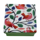 Doosje zeefdruk vogels S