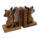 Boekensteun hout kat pootjes omhoog
