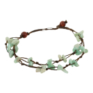 Armband edelstenen jade dubbel
