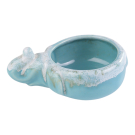 Schaaltje keramiek dip glazuur olifant turquoise