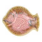 Theeschaaltje keramiek vis roze