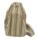 Sling bag tas katoen beige