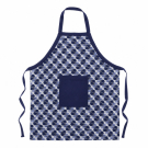 Schort Dhaka blauw