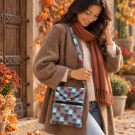 Tas Dhaka multi turquoise S