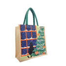 Tas jute kat voor raam