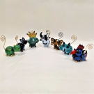 Metalen kaarthouder dieren