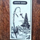 Wierook 'organic', 20 st in Recyceld papier verp. White Sage