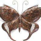 Wanddeco metalen vlinder model A, 80 x 57 cm