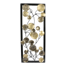 Wanddecor metaal frame cirkels goud