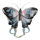 Wanddeco metalen vlinder Exotic model 02, 55 x 47 cm Pinkish