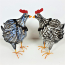 Metalen kip, model 06 30 x 15 x 35 cm