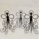 Metalen engel 'wired' 30 cm Red Copper