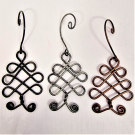 Metalen ornament 'tree wired'