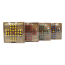 Spel hout solitaire vierkant