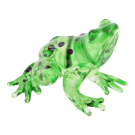 Beeld glas kikker S