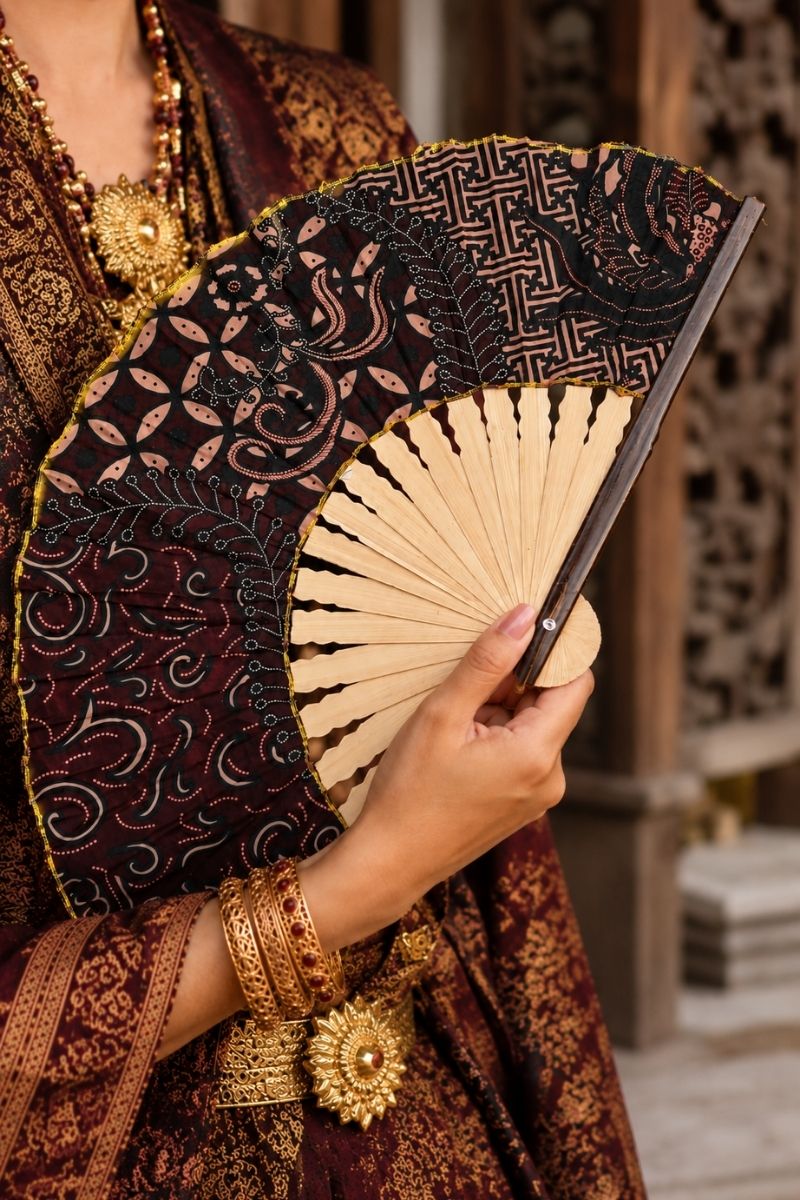 Batik waaiers