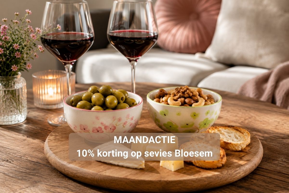 10% Korting op de servies Bloesem 